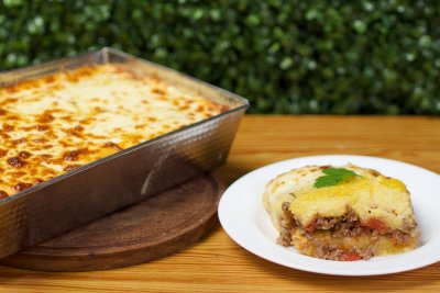 Pastel de carne y maíz