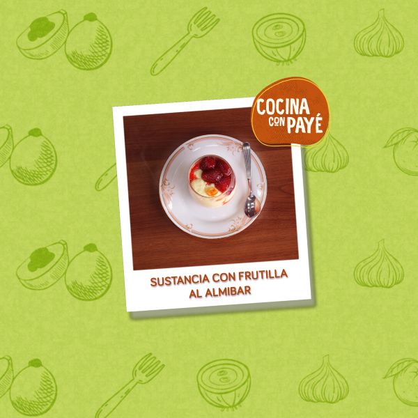 Sustancia con Frutilla al Almíbar